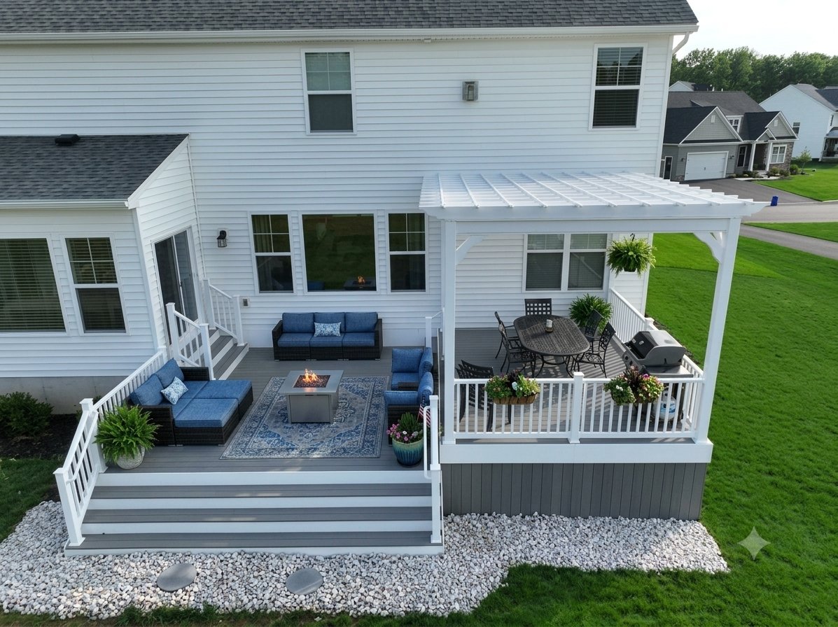 Custom Deck Design in lynn